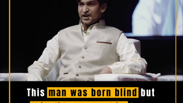 This man was born blind but this did not stop him from achieving great miles.