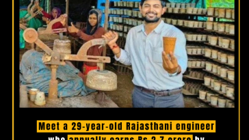 Meet a 29-year-old Rajasthani engineer who annually earns Rs 2.7 crore by selling traditional kulhads.