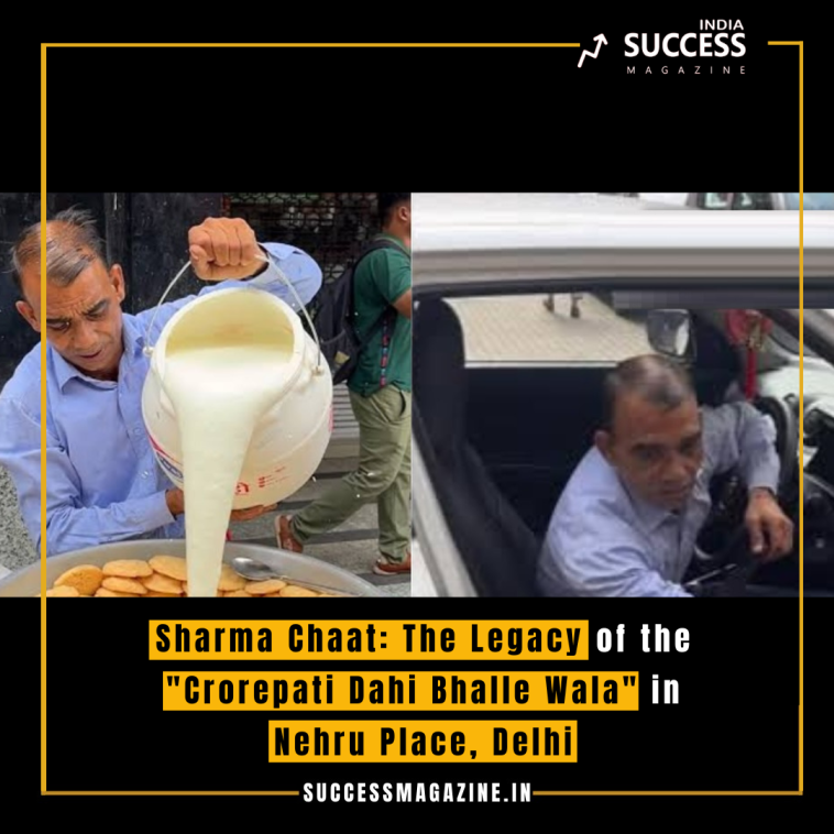 Sharma Chaat: The Legacy of the "Crorepati Dahi Bhalle Wala" in Nehru Place, Delhi